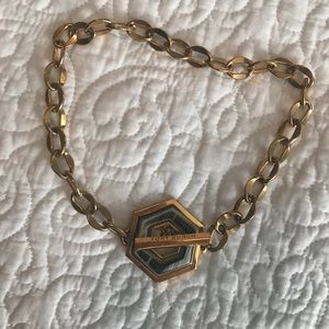 Tory Burch Hexagon Toggle Necklace